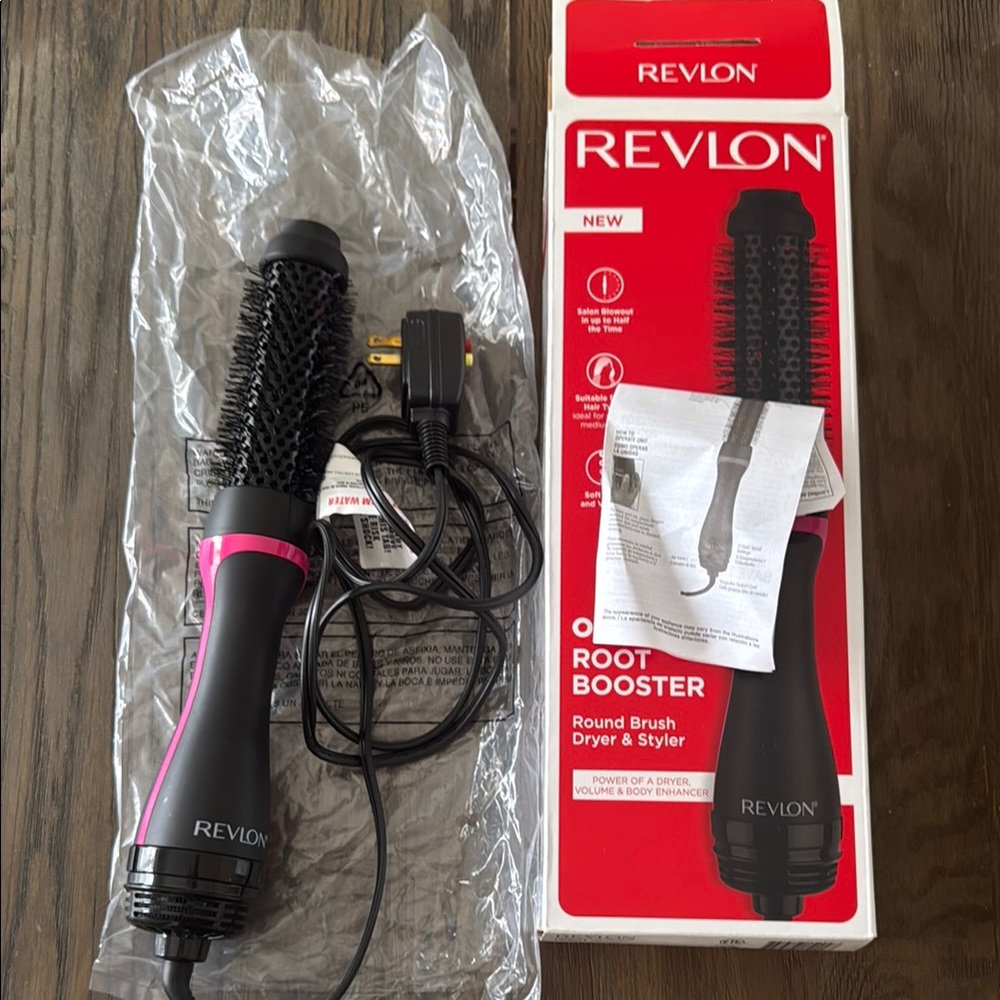 Revlon Root Booster Round Brush Dryer & Styler